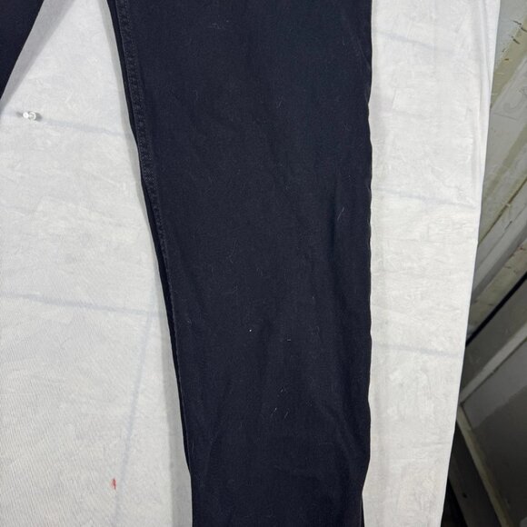 Levi's Strauss Straight Leg Jeans Mens Black Denim Five Pockets Classic Comfort - Picture 7 of 15